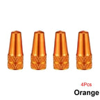 4PCS Aluminum Alloy Presta Valve Caps For Road MTB Track Racing Bike Tires French Valve Wheel Tube Covers
