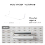 New DIY Pegboard Accessories Hanging Shelf Storage Hooks Wall Organizer No Punching Crafts Organization For Garage Kitchen Room