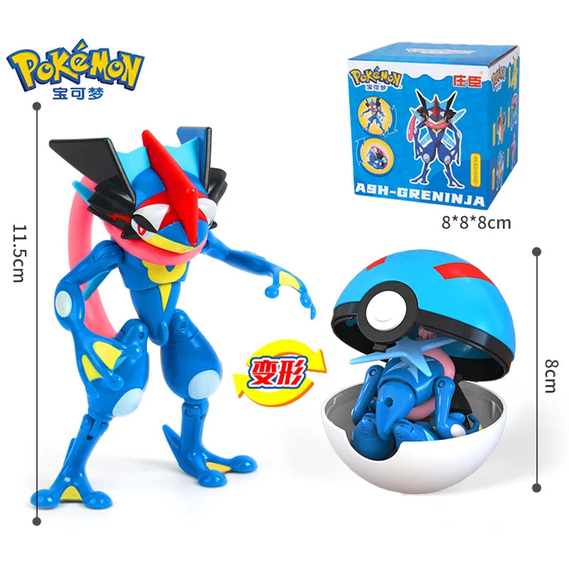 Pokemon Figures Toys Pocket Monsters Ball Model Pikachu Gengar Pokeball Dragonite Snorlax Pokeball Action Figures Toy