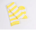 Womens Striped Thigh High Stockings Ladies Girls Black White pink Long Over Above Knee Socks femboy Cosplay Lolita Harajuku Y2k