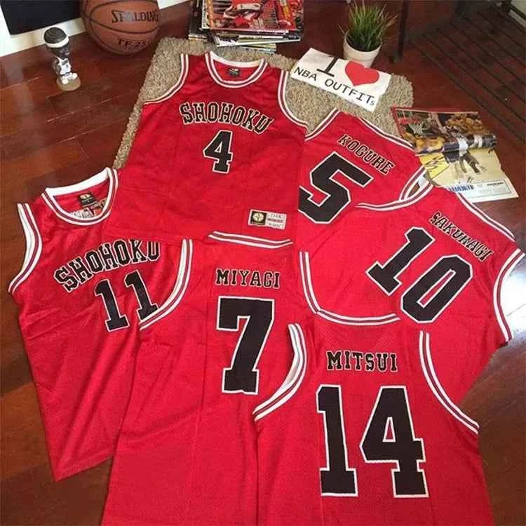 Anime Shohoku Basketball Jersey Cosplay Costume – Sports Uniform
