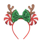 Nieuwste Mickey Mouse Oren Hoofdband Kid Adult Festival Party Pailletten Strik Haarband Vrouwen Baby Girl Party Haar Accessories