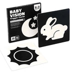 Baby Visual Stimulation Cards Montessori High Contrast Flash Card Infant Gift For Children Cognition Toy