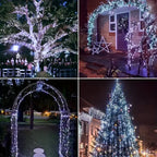 Outdoor Solar Power String Lights LED Solar Fairy Lights Waterproof with 8 Modes for Gardens Trees Parties Wedding Christmas