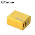 4 Ports 120W Charger USB C PD Quick Charge 3.0 Type C USB Phone Chargers Super Fast Charging Adapter For iPhone Samsung Xiaomi