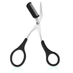 Eyebrow Trimmer, Stainless Steel Eyebrow Scissors With Comb, Eyebrow Trimming Scissors Hair Removal Beauty Tools