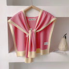 Clearance_Spring And Autumn Knitted Striped Shawl With High-Grade Summer Office Air-Conditioned Room Neck And Shoulder Scarf_Con