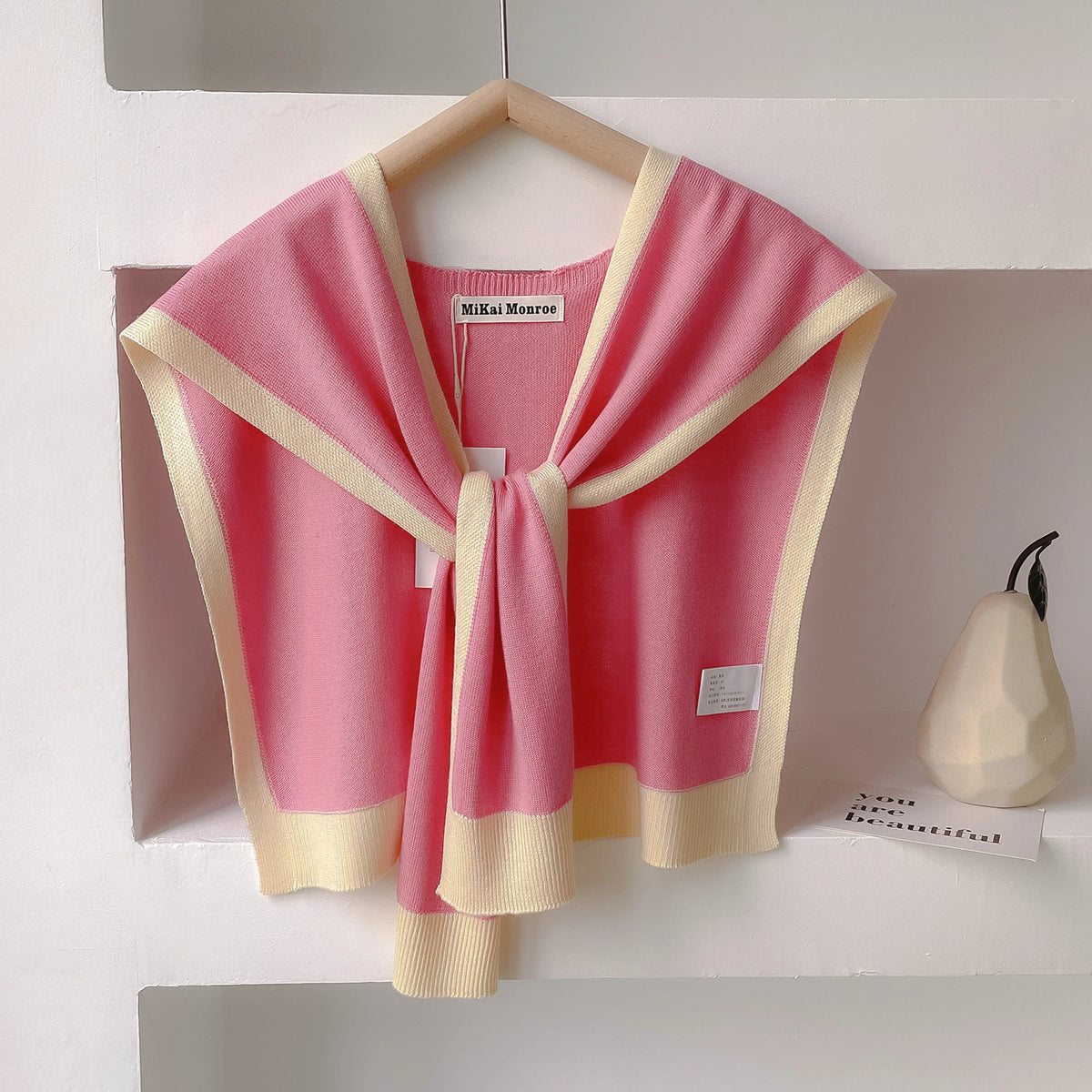 Clearance_Spring And Autumn Knitted Striped Shawl With High-Grade Summer Office Air-Conditioned Room Neck And Shoulder Scarf_Con
