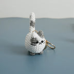 Small Cat Crochet Keychain Cute Kitten Bag Charm