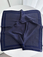 Women's Square Scarf Soft Satin Floral Print Wrap Foulard Neckerchief Bandannas Hair Skinny Tie Hijab Shawls