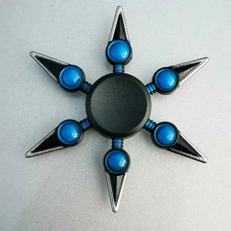 Ninja Shuriken Zinc Alloy Tri Fidget Spinner Stress Relief Toy