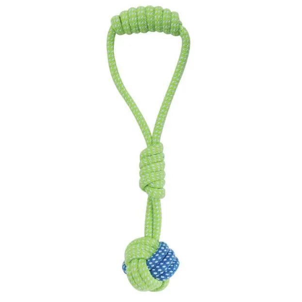 Pet Dog Toys for Large Small Dogs Toy Interactive Cotton Rope Mini Dog Toys Ball for Dogs Accessories Toothbrush Chew Puppy Toy - WTN Essentials 