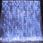 USB LED Curtain String Lights with Remote Control Bedroom Holiday Wedding Birthday Christmas Decor LED Fairy Garland Lamp