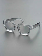 1/2 PC S Classic Fashion Square Plastic Frame Women Sunglasses For Men Daily Life Shades Eyewear Accessories.