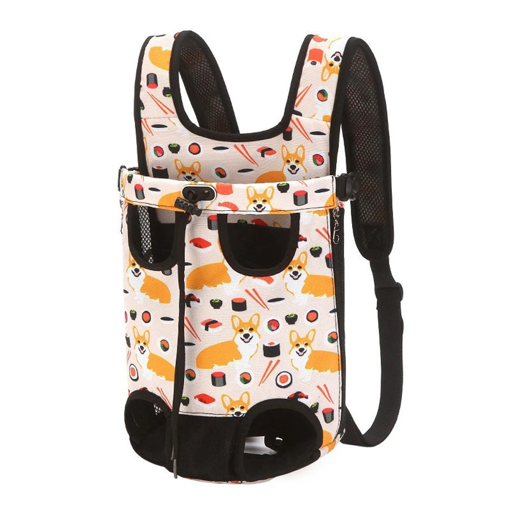 Adjustable Pet Backpack Carrier for Cats & Small Dogs