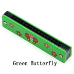 Wooden Harmonica Musical Instrument Toy for Early Learning Kids