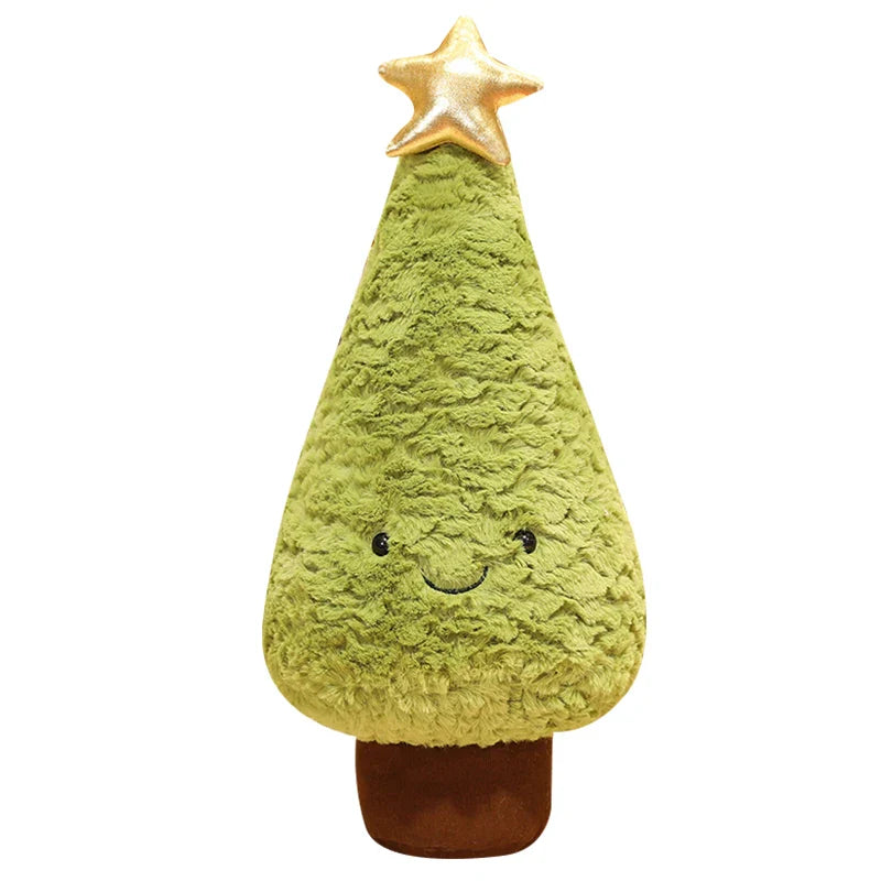 Christmas Tree Plush Toy Pillow – Cute Festive Stuffed Cushion
