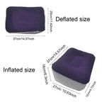 Inflatable Footrest Pillow PVC Foot Rest Air Pillow Cushion For Travel Office Home Leg Up Relaxing Feet Tools Under Desk
