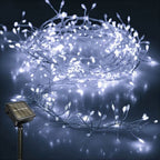 Solar LED Firecracker String Lights Outdoor Waterproof Garland Fairy Light for Wedding Party Garden Christmas Holiday Decoration