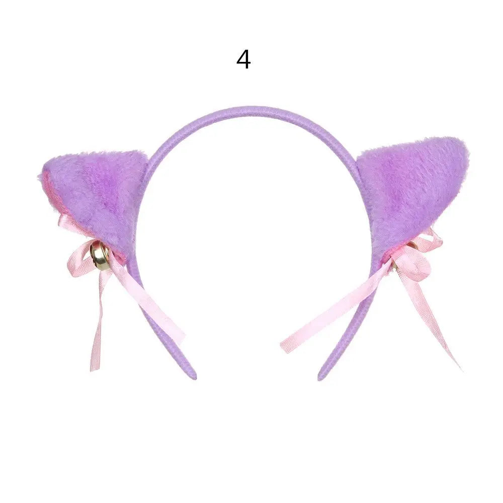 Cute Lace Black Cat Ears Headband Women Girls Hair Hoop Party Decoration Sexy Lovely Cosplay Halloween Costume Hair Accessories