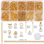 1 Set Jewelry Making Starter Kit – DIY Earrings, Necklaces & Findings for Beginners and Adults