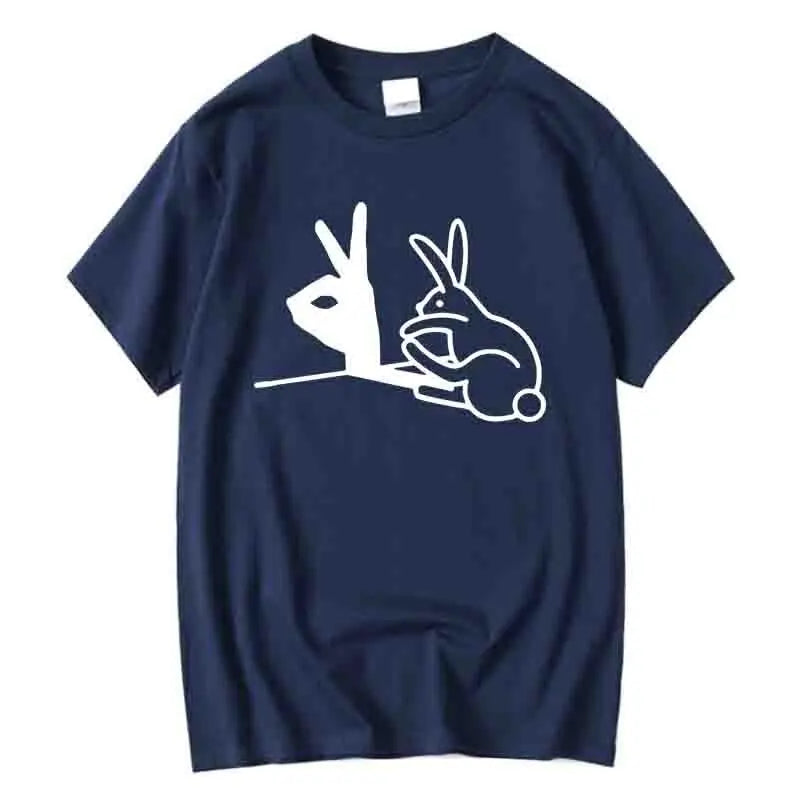 Men Fashion Casual Top Quality Cotton Blend Cool Funny Design Print Tshirt Loose Summer Men T Shirt O-neck Male Tees T-shirt Top