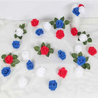 10/20/50Pcs Artificial Foam Rose Flowers PE Fake Flower for Home Room Dceor Wedding Party Halloween Thanksgiving Christmas Decor