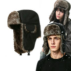 Winter Mens Ushanka Trapper Hat Russian Trooper Ear Flap Cap Earflap