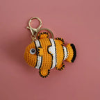 Ocean Animal Crochet Keychain Tropical Fish Bag Charm