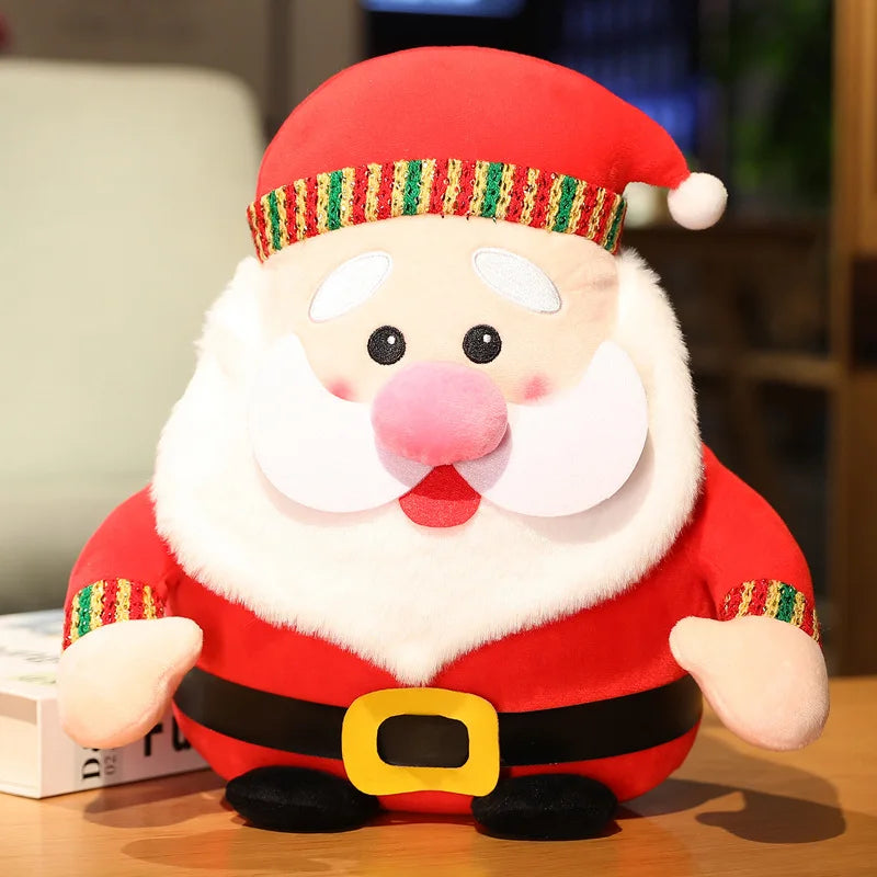 20CM Cute Christmas Series Doll Santa Claus Elk Plush Toy Stuffed Soft Snowman Deer Toys for Kids Girls Xmas Gift Decor Props