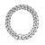 ABS Plastic Dog Collar Chain Diamond Inlay Sparkle Bulldog Necklace Cat Collars Pet Accessories Small Medium Large Dogs Golden - WTN Essentials 