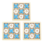 Montessori Play Game Wooden Toy Mini Chess Interaction Puzzle Training Brain Learing Early Educational Toys For Children Kids