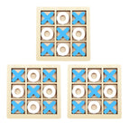 Montessori Play Game Wooden Toy Mini Chess Interaction Puzzle Training Brain Learing Early Educational Toys For Children Kids