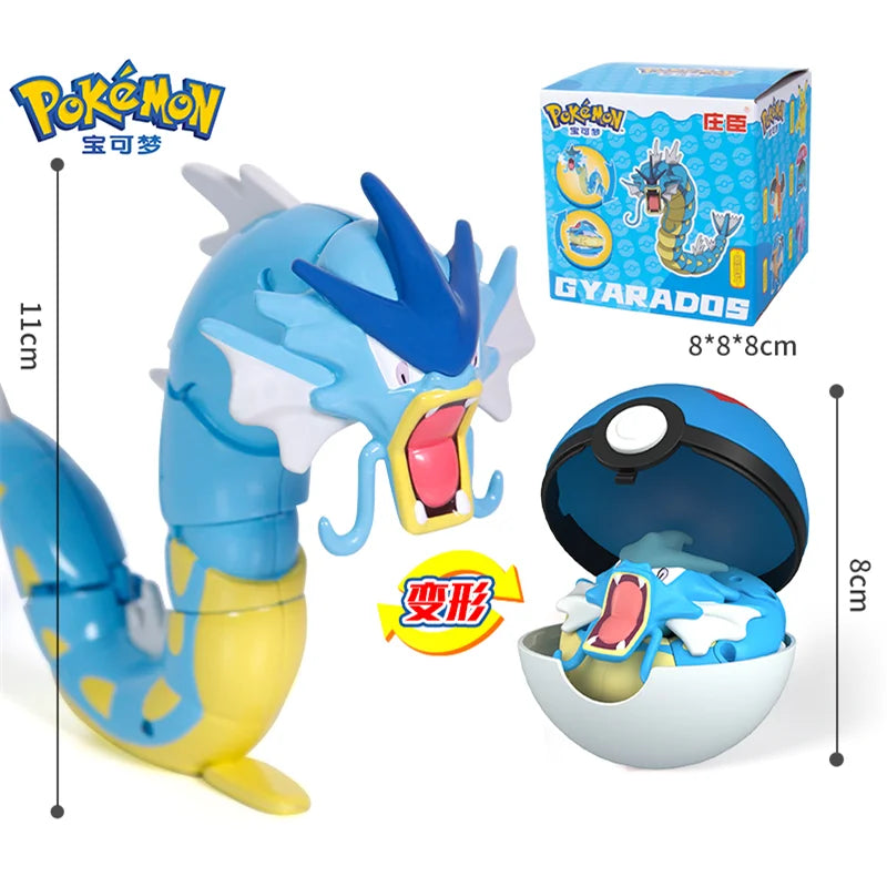 Pokemon Figures Toys Pocket Monsters Ball Model Pikachu Gengar Pokeball Dragonite Snorlax Pokeball Action Figures Toy