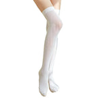 Sexy Black White Color Long Socks Women Over Knee Thigh High The Stockings Lolita Ladies Girls Sock