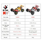 WLtoys 144001 144010 4WD RC Car 2.4G 60KM/H 75KM/H Electric High Speed Racing Car Off-Road Drift Remote Control Vehicle Toys