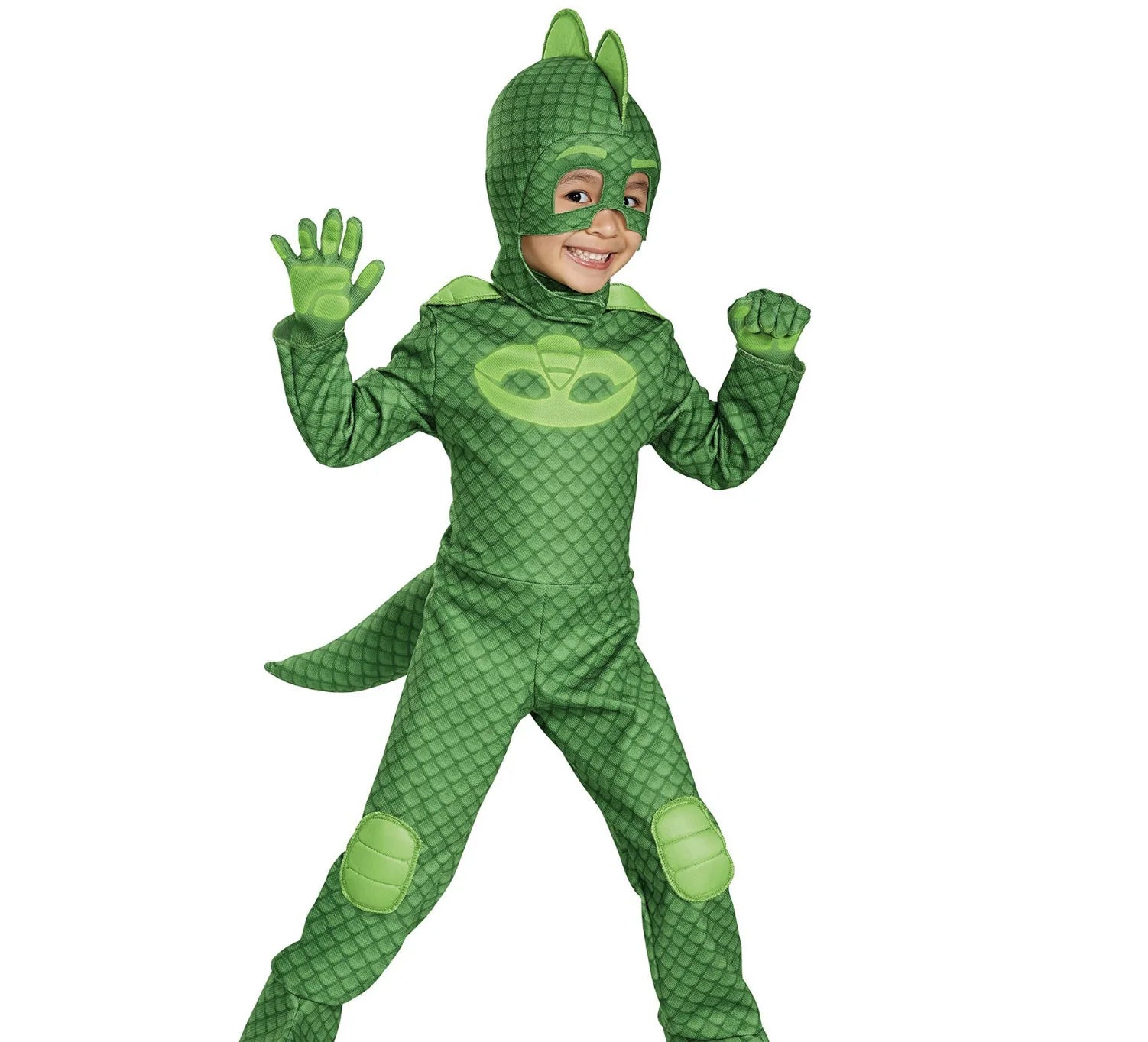 Kids Blue Anime Hero Costume – Pajama Suit with Mask
