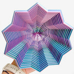 5pcs 3D Printing Expanded Sensory Fidget Star Model Visual Illusion Hexagon Whirling Spiral Ornaments Stress Relief Gift