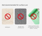Heavy Duty Non Perforated Hanging Picture Strip - Easy to Use Non Trace Frame Adhesive Buckle Accessories Wall Hooks