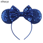 2026 Chic Embroidery Sequin Ears Headband Classical DOT Bow Hairband For Girls Women Party Head Wear Kids DIY Hair Accessories