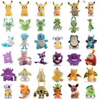 Newest Pokemon 70 Types Elf Plush Pikachu Toys Elekid Lucario Celebi Stuffed Doll Sprigatito Fuecoco Quaxly Plushies Xmas Gifts