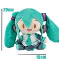 Cartoon 20cm Hatsune Miku Plush Doll Toy Anime sakura Miku snow Miku Character Kawaii Sitting posture Fufu Kids Christmas Gift