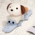 Capybara Slap Snap Wrap Capibara Plushie Wristband Bracelet Kawaii Cute Dog Cat Plush Toy Hand Ring Creative Funny Gift