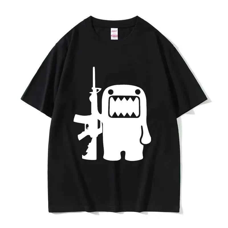 Epic Face Domo Kun Funny Meme T Shirts Men Women Summer O-Neck Fashion High Quality T-Shirt Casual 100% Cotton Oversized Tshirt