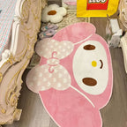 60x90cm Saniro My Melody Cartoon Carpet Kawaii Home Soft Fur Rugs Children Girls Bedroom Living Room Floor Mat Doormat Decor Toy