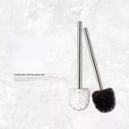 Japanese Minimalist Toilet Brush – Stainless Steel Handle