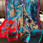 Spring Scarf Women's Luxury Design Polyester Material Smooth Scarf Soft Shawl Beach Scarf