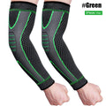 Sports Arm Compression Sleeves Anti-Slip Elbow Support Youth Adult Cycling Basketball Football Volleyball Baseball Tennis Golf