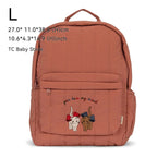 New KS Baby Backpack Parent-child Kids Schoolbag Kindergarten Bags Brand Traveling Cherry Children's Boys Girls Mom Storage
