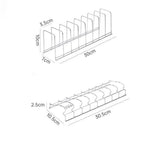 Stainless Steel Dish Draining Rack Multipurpose Silver Plates Storage Rack Space Saving Bowls Plates Drainer Holder Kitchen